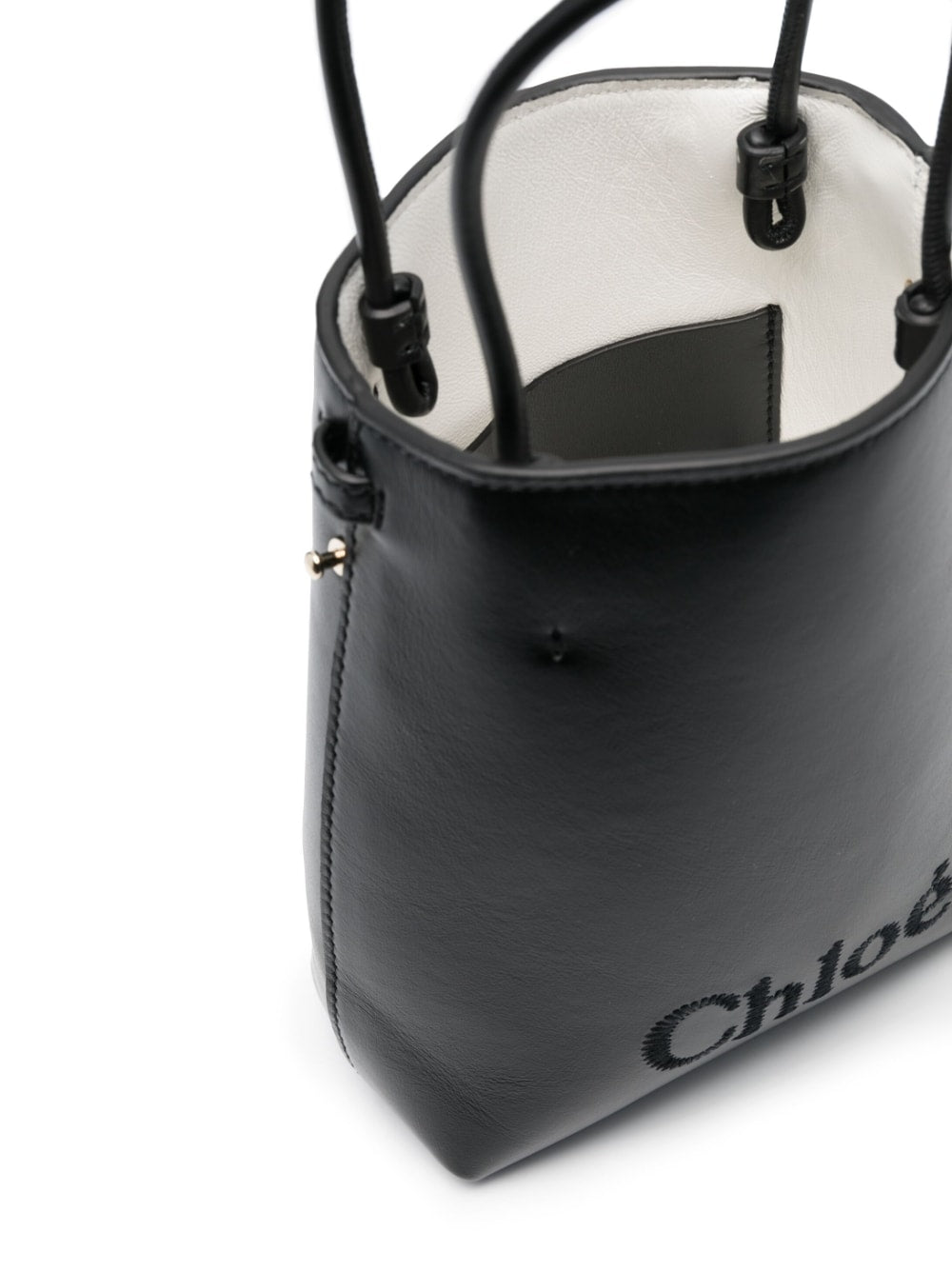 Chloé Women Chloé Sense Micro Leather Bucket Bag