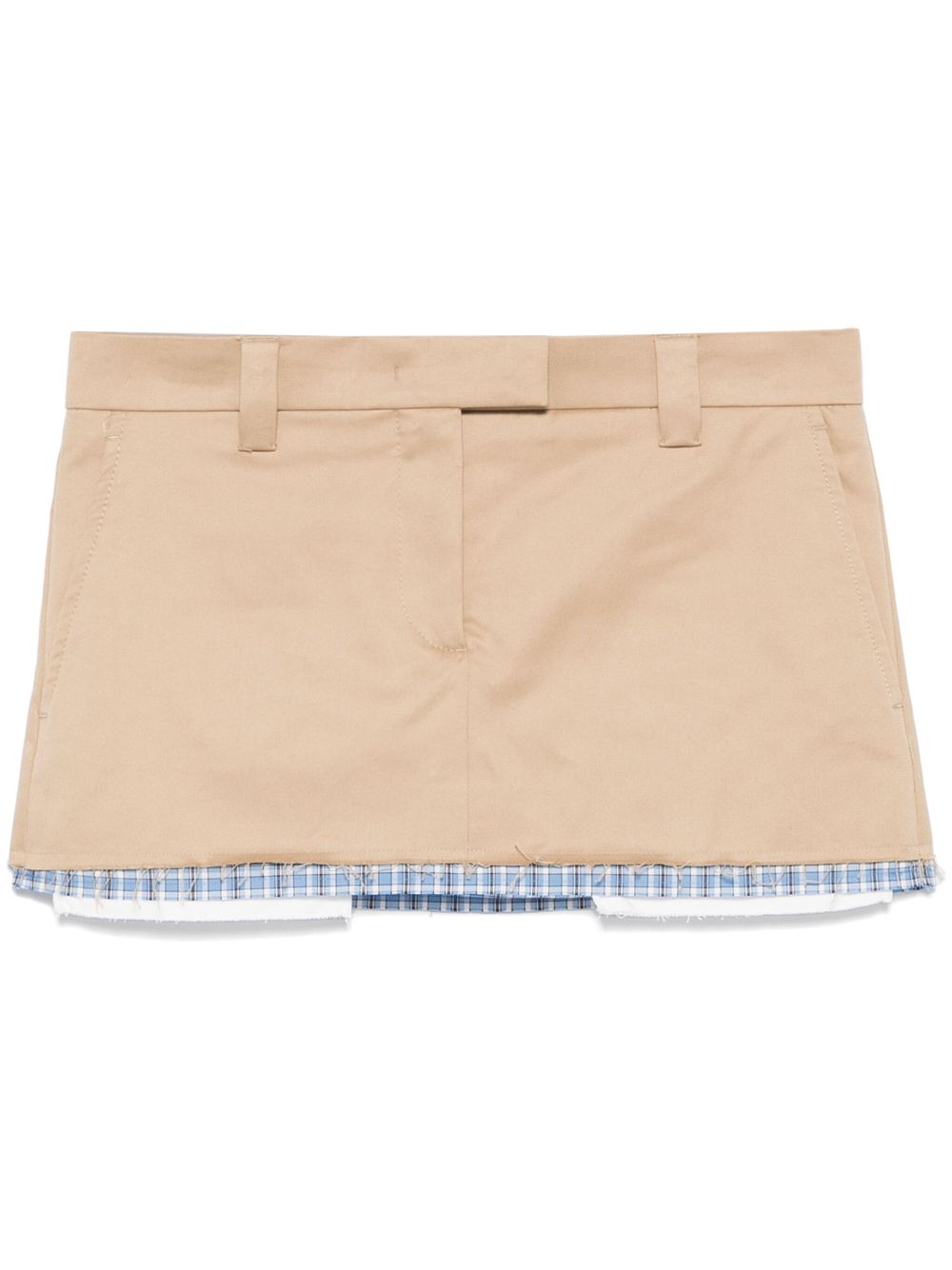 Miu Miu Women Cotton Mini Skirt