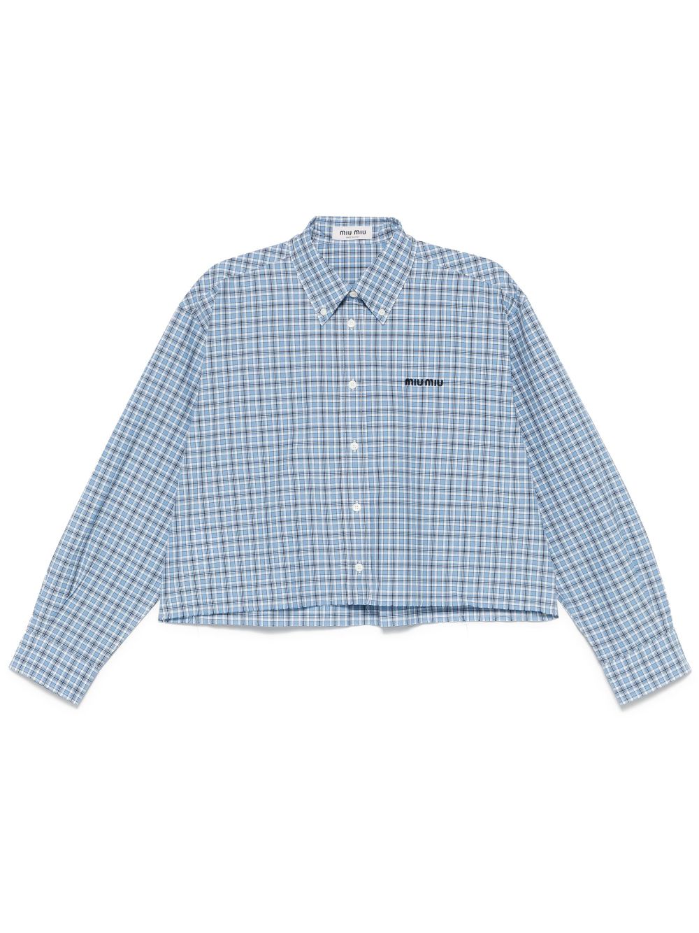 Miu Miu Women Cotton Checked Shirt