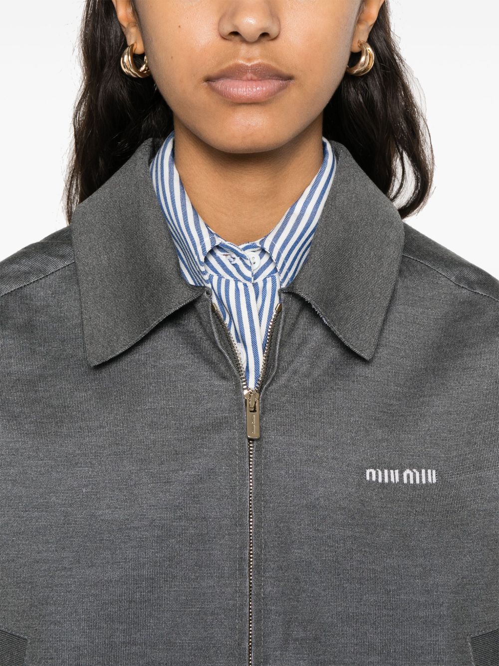 Miu Miu Women Cotton Shirt Jacket