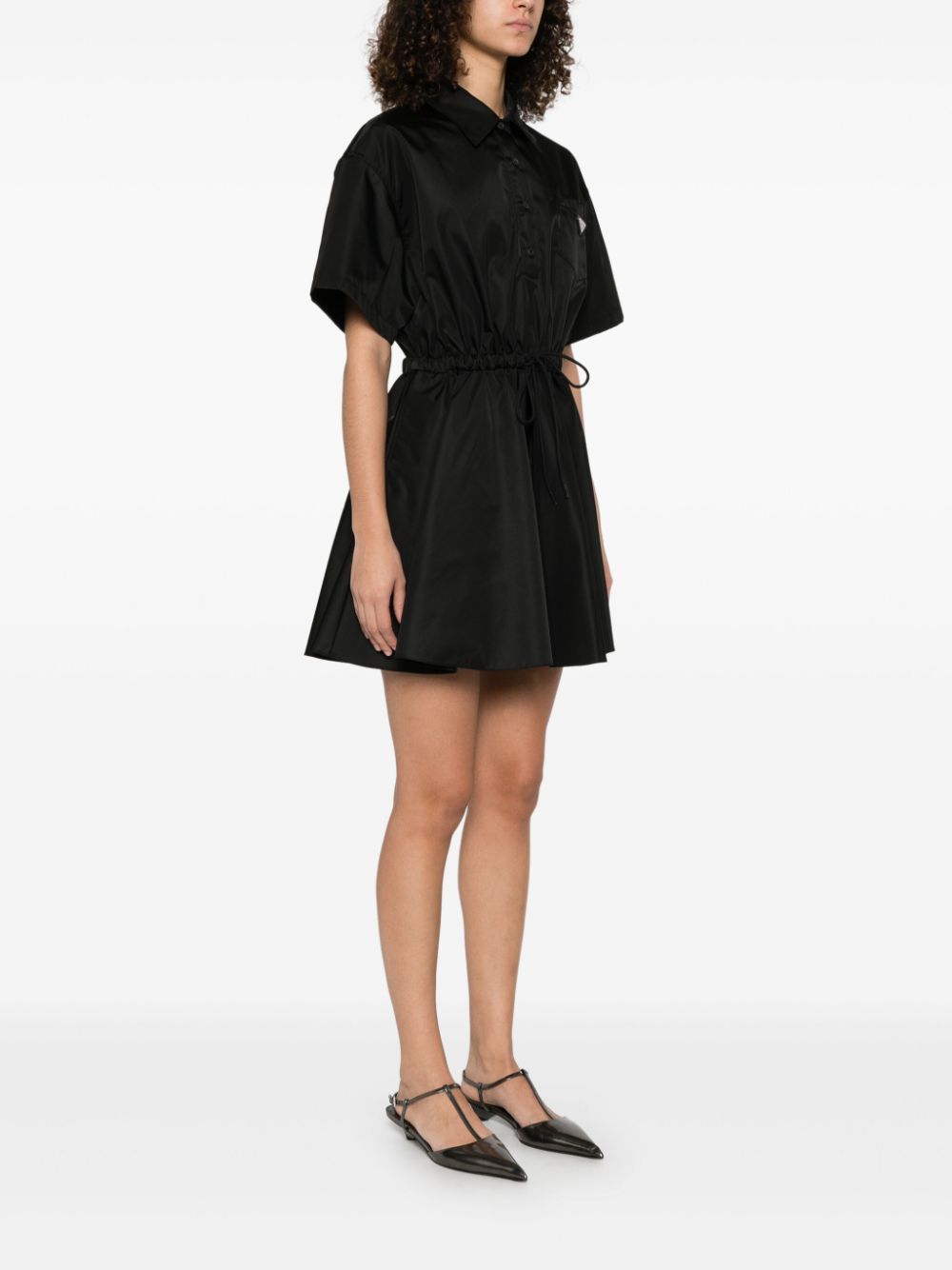 Prada Women Re-Nylon Shirt Dress