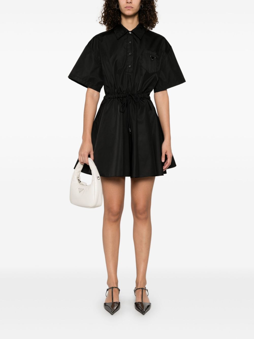 Prada Women Re-Nylon Shirt Dress