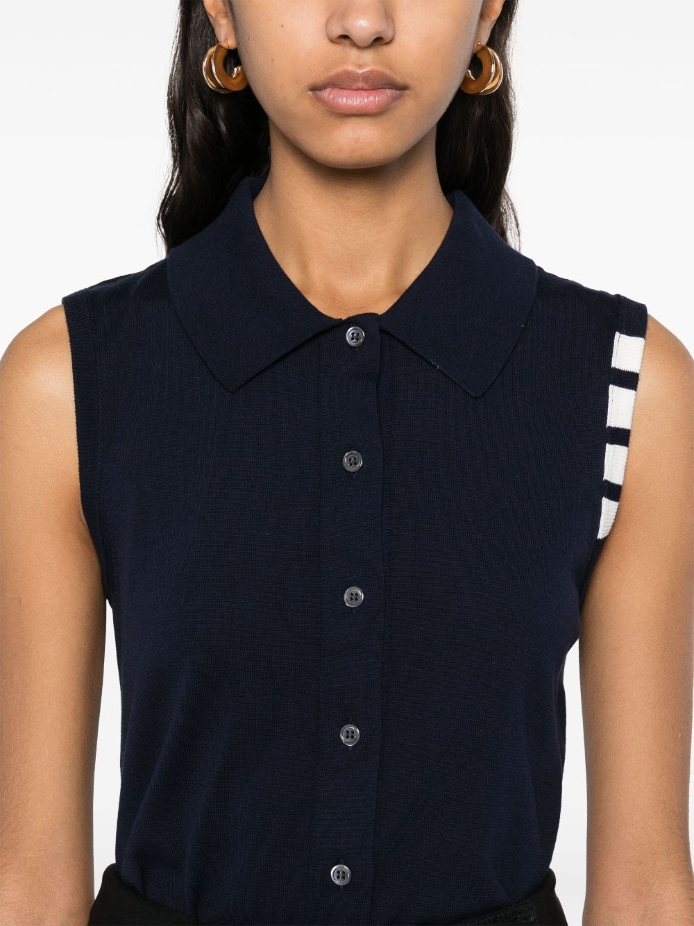 Thom Browne Women 4Bar Cotton Top