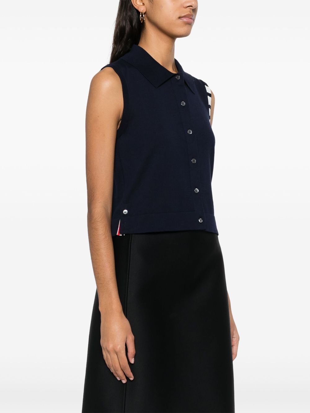 Thom Browne Women 4Bar Cotton Top