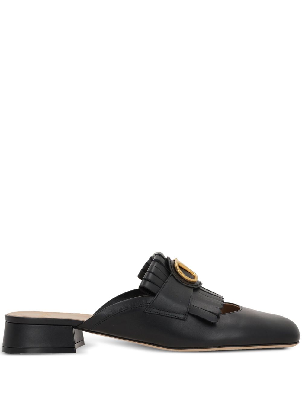 Valentino Garavani Women Vlogo Signature Leather Slippers