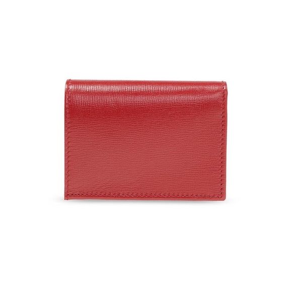 Gucci Women Red Gg Tri-Fold Wallet