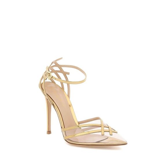 Gianvito Rossi Women Laminated Pumps With Plexi Gianvito Rossi