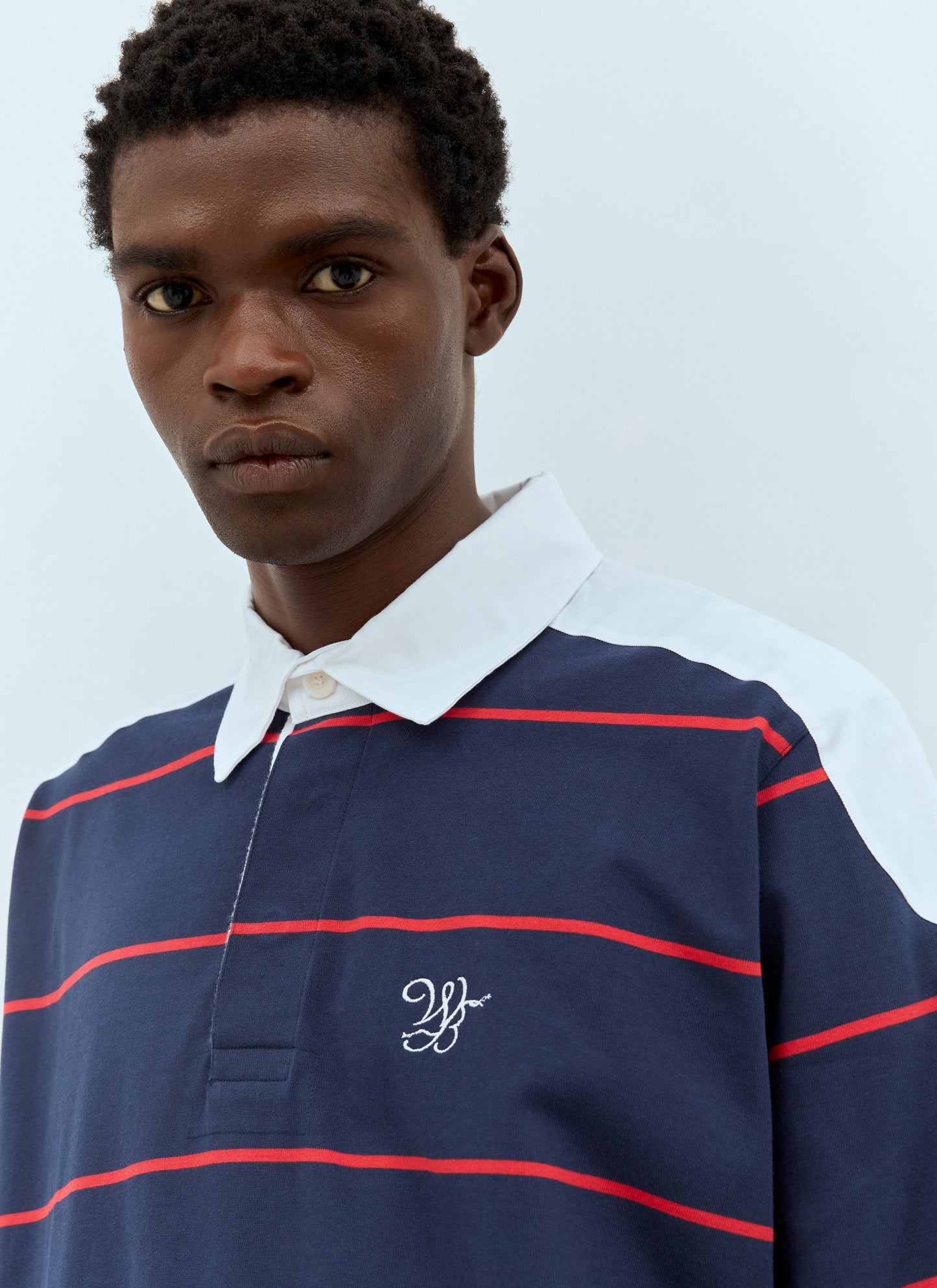 Wales Bonner Men City Polo Shirt