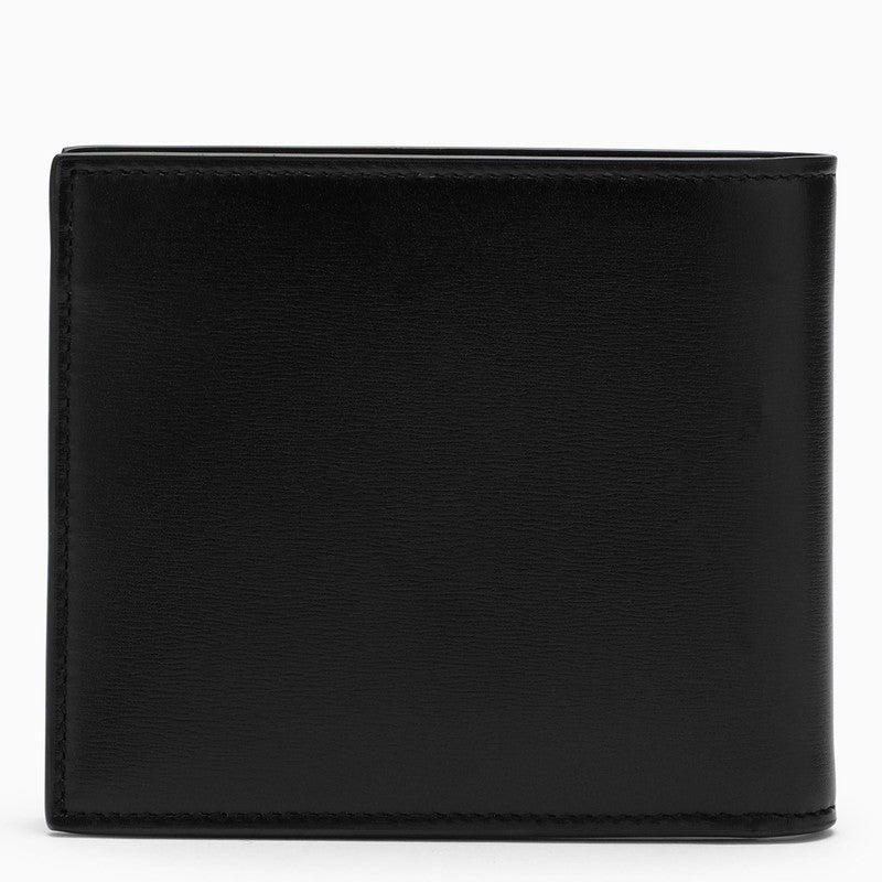 Saint Laurent Black Leather Bi-Fold Wallet Men
